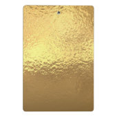 高級金ゴールドグリッターサロンクリップボード ミニクリップボード (裏面)