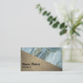 高級金ゴールドグリッター大理石名刺 名刺 (スタンド正面)