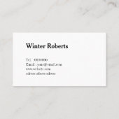 高級金ゴールドグリッター大理石名刺 名刺 (裏面)