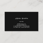 高級金ゴールドストライプのダイヤモンドパターン名刺 名刺 (裏面)