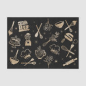 高級金ゴールドスパークルベーキング料理用具ベーカリー 薄葉紙 (正面)