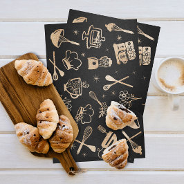 高級金ゴールドスパークルベーキング料理用具ベーカリー 薄葉紙