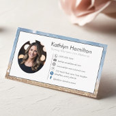 高級金ゴールドスパークルモダン、イベントプランナー写真 名刺