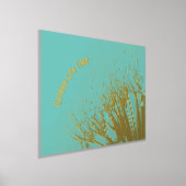 高級金ゴールドターキオーセ素晴らし抽象芸術実在アート 箔ポスター (レイダウン)