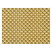 高級金ゴールドダイヤモンドタフテッドパターン テーブルクロス (正面(横))