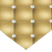 高級金ゴールドダイヤモンドタフテッドパターン テーブルクロス (アングル)