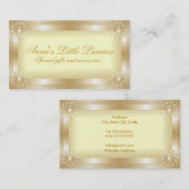 高級金ゴールドフレーム名刺 名刺 (正面/裏面)
