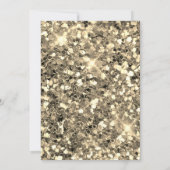 高級金ゴールドフローラフレームブラックニカ契約 招待状 (裏面)