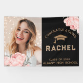 高級金ゴールドフローラ院卒業会 横断幕 (横)