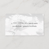 高級金ゴールドブラシ付き背景 名刺 (裏面)