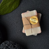 高級金ゴールドメタリックサンキュー ラウンドシール