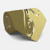 高級金ゴールドメタル軍隊金ゴールド ネクタイ (ロール)