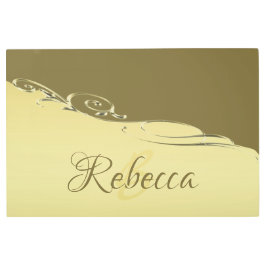 高級金ゴールドメタル軍隊金ゴールド メタルプリント