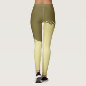 高級金ゴールドメタル軍隊金ゴールド レギンス (裏面)