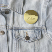 高級金ゴールドメタル軍隊金ゴールド 缶バッジ (インサイチュ)