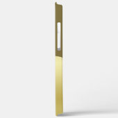 高級金ゴールドメタル軍隊金ゴールド Case-Mate iPhoneケース (裏面 / 左)