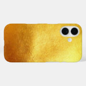高級金ゴールドリッチエレガントメタリックスムーズパターン Case-Mate iPhoneケース (裏面 (横))