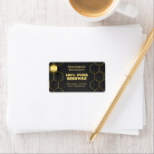 高級金ゴールド及びブラックハニカム製品 ラベル (インサイチュ)