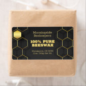 高級金ゴールド及びブラックハニカム製品 ラベル (インサイチュ)