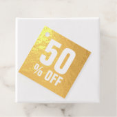 高級金ゴールド小売価格ラベル（ビジネスまたはショップ） フェイバータグ (箱)