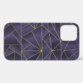 高級金ゴールド幾何学的、ヴィンテージ背景。 Case-Mate iPhoneケース (裏面 (横))