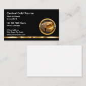 高級金ゴールド投資サービス 名刺 (正面/裏面)