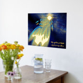 高級金ゴールド抽象芸術神エンジェル引用文 箔ポスター (レイダウン (キッチン))