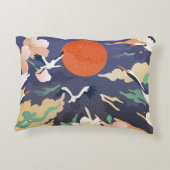 高級金ゴールド東洋スタイルの背景。中国の アクセントクッション (裏面)