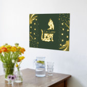 高級金ゴールド素晴らし抽象芸術実在ー 箔ポスター (レイダウン (キッチン))