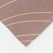 高級金ゴールド線パターンの背景 フリースブランケット (角)