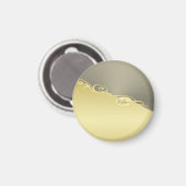 高級金ゴールド金ゴールド&シルバーの装飾, Monogram マグネット (正面/裏面)