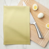 高級金ゴールド金ゴールド&ブラック、モノグラム キッチンタオル (四つ折り)