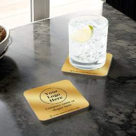 高級金ゴールド金属 コースター