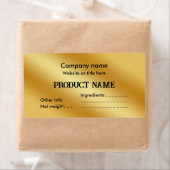 高級金ゴールド金属 ラベル (インサイチュ)