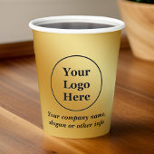 高級金ゴールド金属 紙コップ