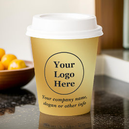 高級金ゴールド金属 紙コップ