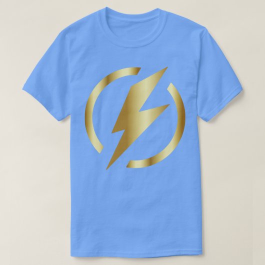 高級金ゴールド Tシャツ (デザイン正面)
