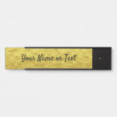 高級金パーソナライズされた箔 サインプレート (正面)