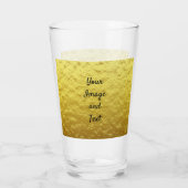 高級金パーソナライズされた箔 タンブラーグラス (裏面)