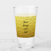 高級金パーソナライズされた箔 タンブラーグラス (正面)