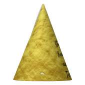 高級金パーソナライズされた箔 パーティーハット (左)