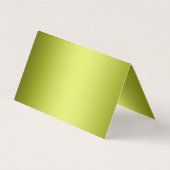 高級金パーソナライズされた箔 名刺 (裏面)