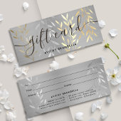 高級金属金ゴールド銀葉製品証明書