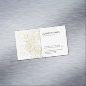 高級金箔ルックマンダラミニマリスト マグネット名刺 (インサイチュ)