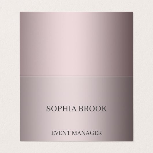 高級銀箔 名刺 (外部フラット)