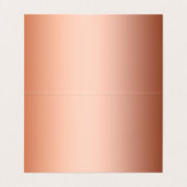 高級銅パーソナライズされた箔 名刺 (内部フラット)