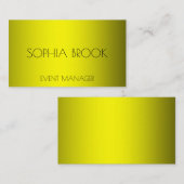 高級銅金ゴールド金属箔 名刺 (正面/裏面)