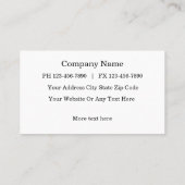 高級非救急医療輸送 名刺 (裏面)