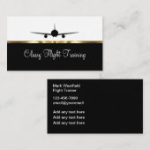 高級飛行訓練サービス 名刺 (正面/裏面)