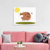 高級高品質牛写真付き大きなキャンバス キャンバスプリント (インサイチュ (リビング))